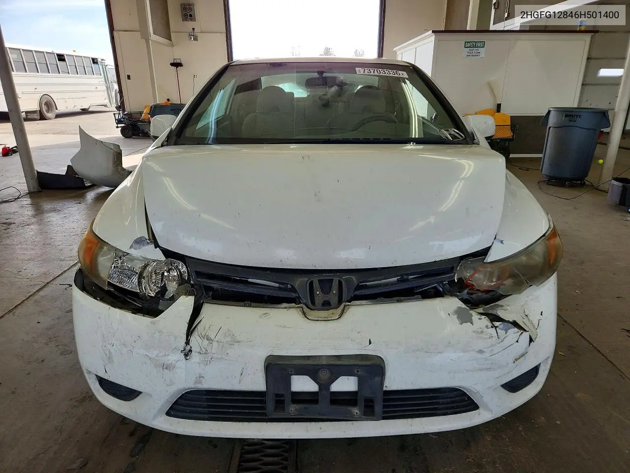 2006 HONDA CIVIC VIN 2HGFG12846H501400 — фото 5