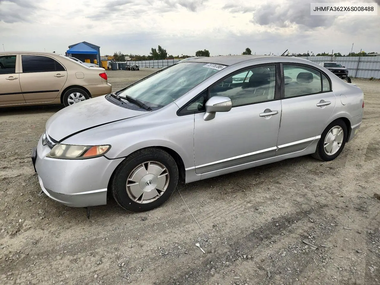 HONDA CIVIC 2006, VIN JHMFA362X6S008488