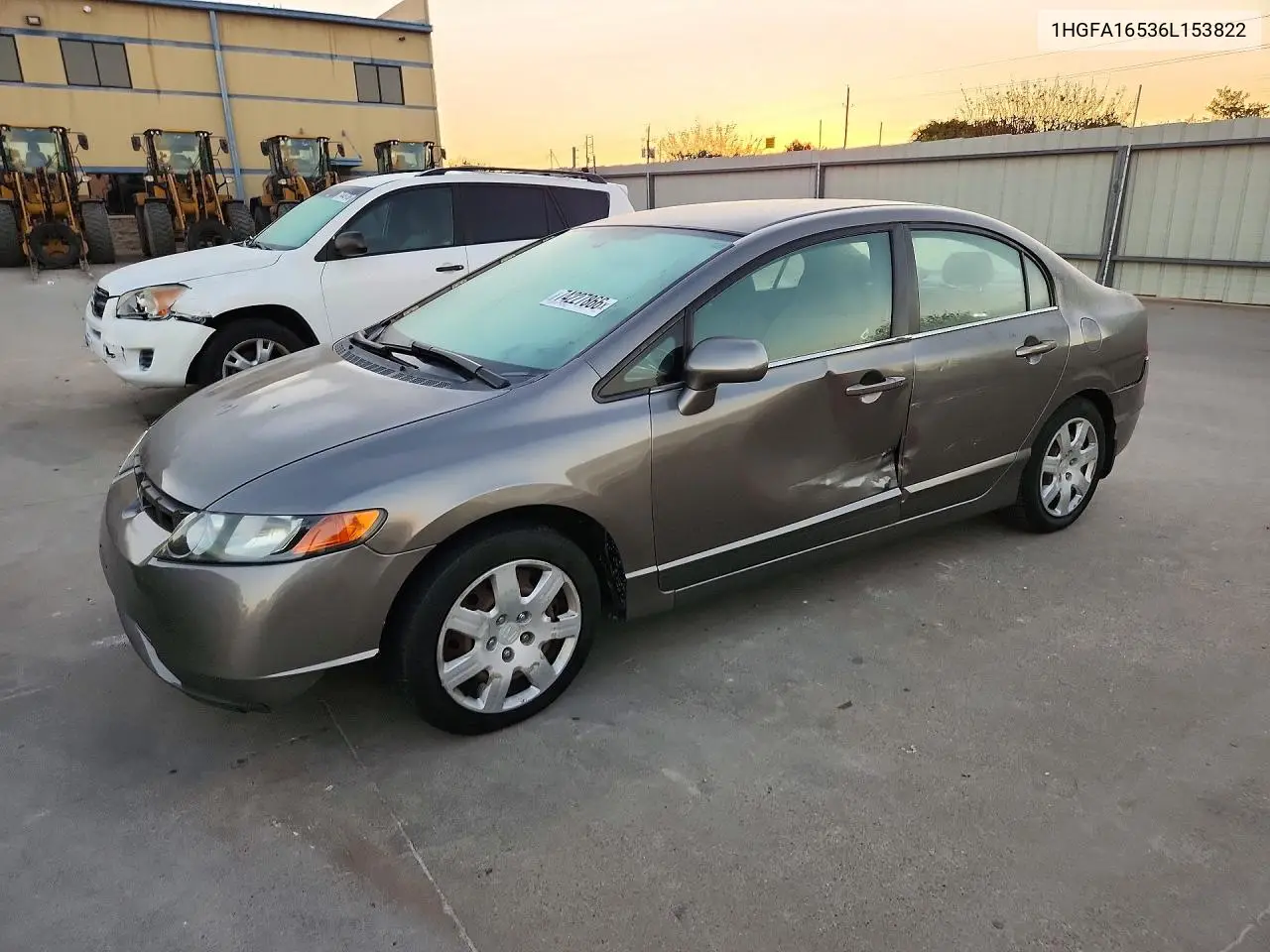 HONDA CIVIC 2006, VIN 1HGFA16536L153822