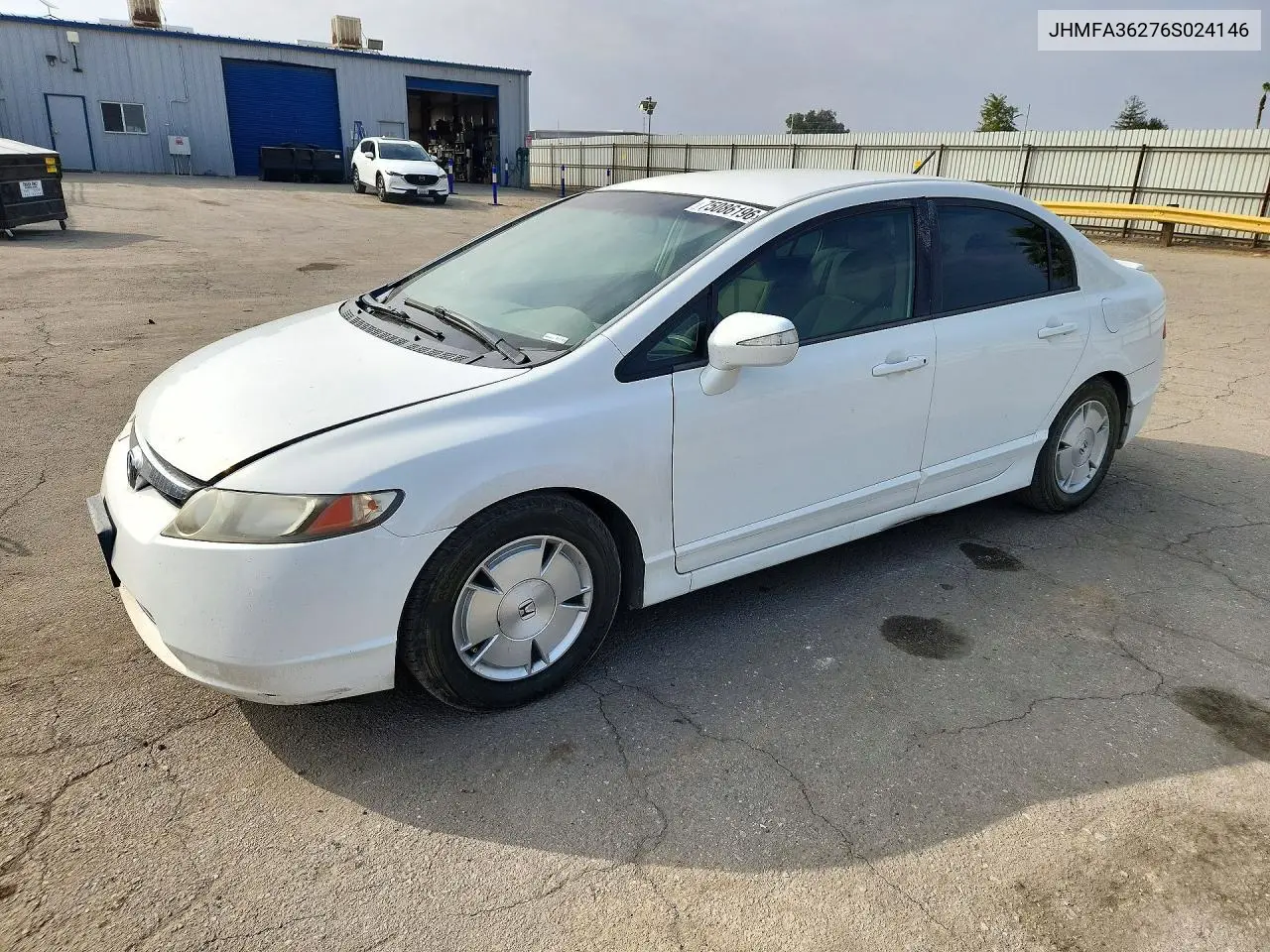 HONDA CIVIC 2006, VIN JHMFA36276S024146