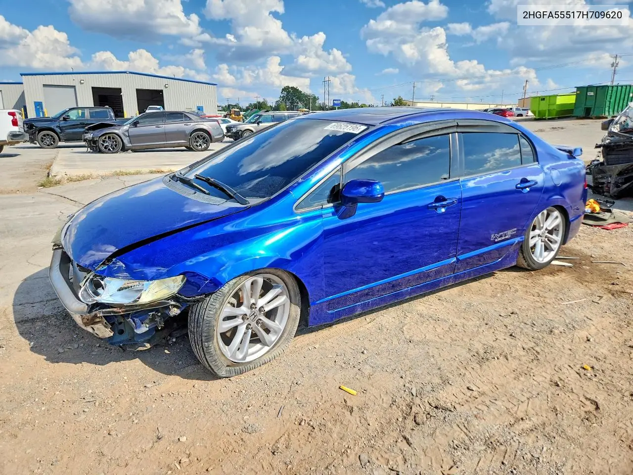 HONDA CIVIC 2007, VIN 2HGFA55517H709620