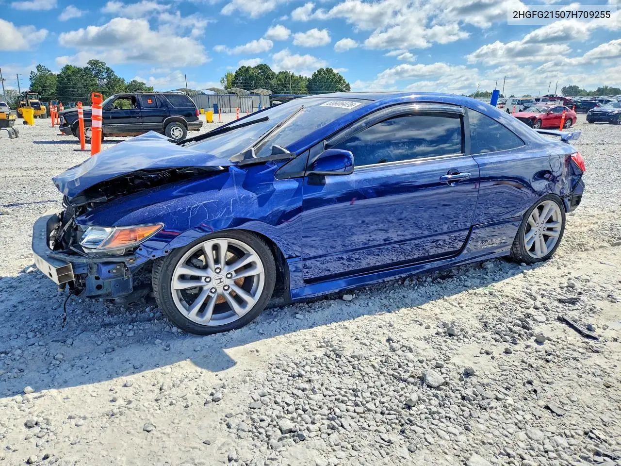 HONDA CIVIC 2007, VIN 2HGFG21507H709255