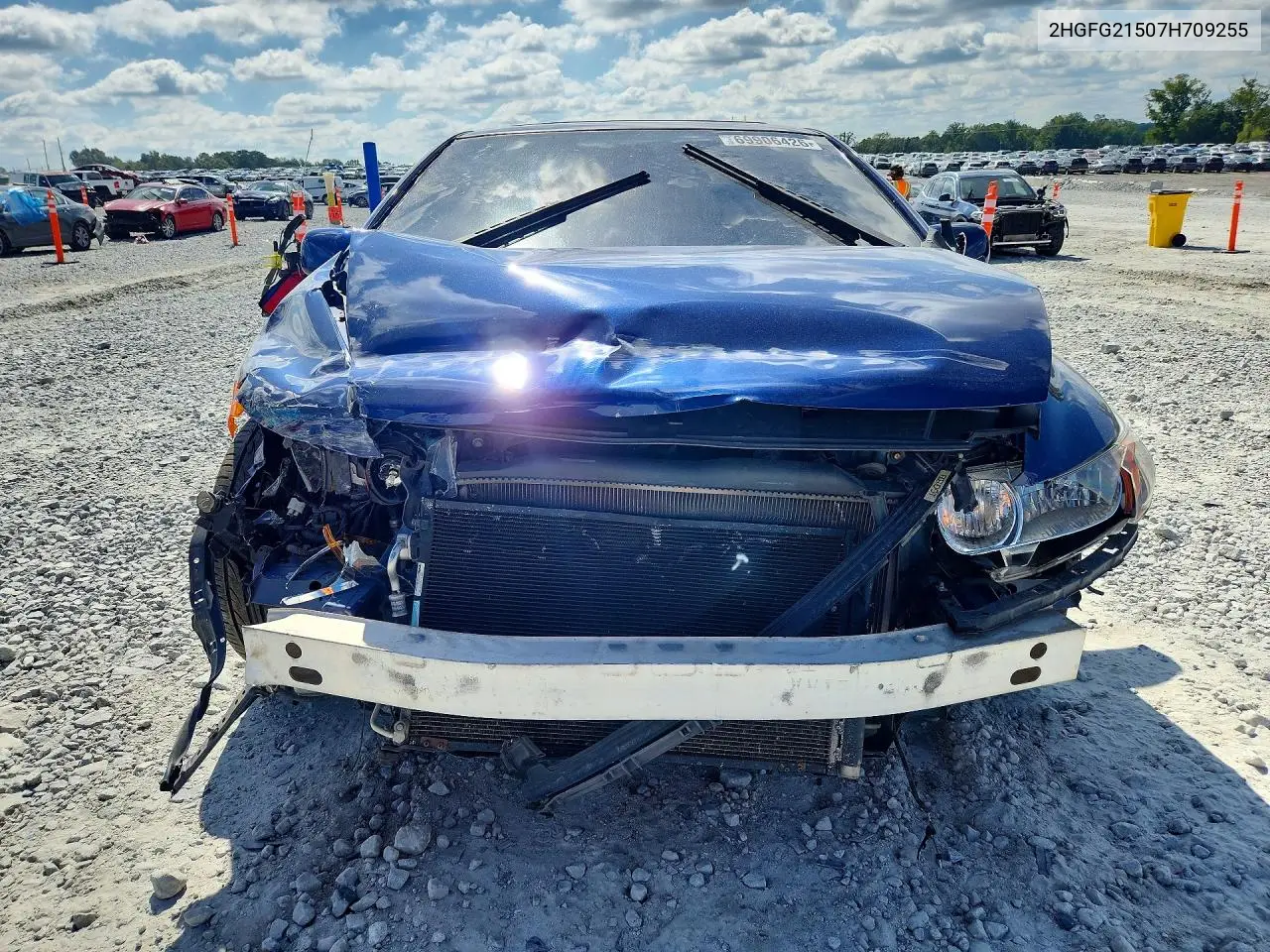 2007 HONDA CIVIC VIN 2HGFG21507H709255 — фото 5