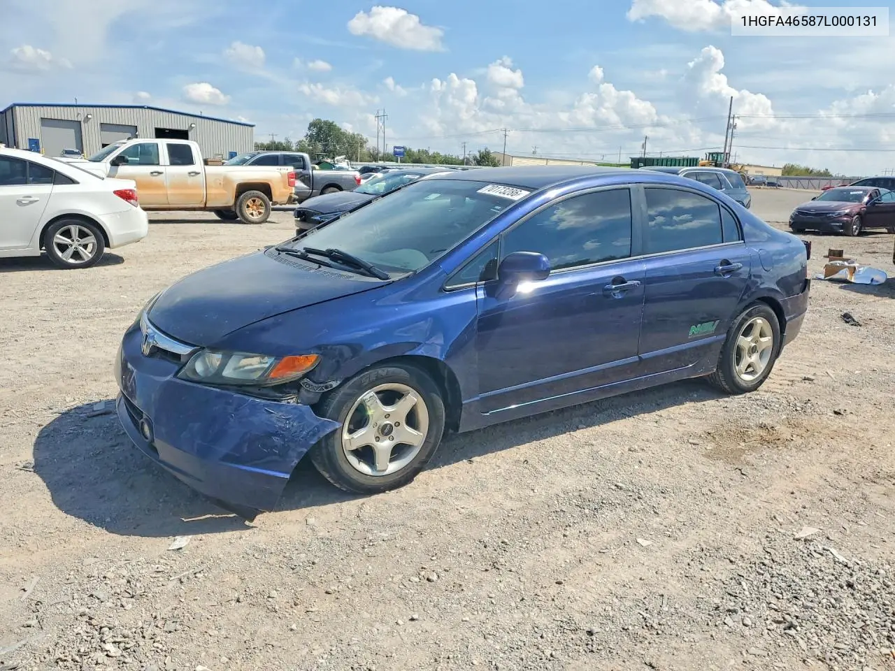 HONDA CIVIC 2007, VIN 1HGFA46587L000131