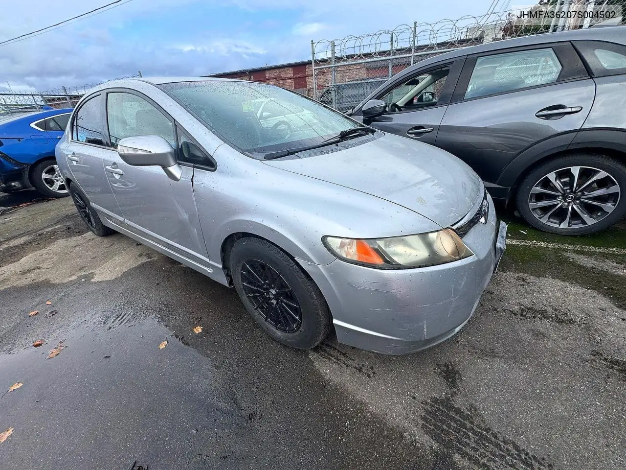 HONDA CIVIC 2007, VIN JHMFA36207S004502