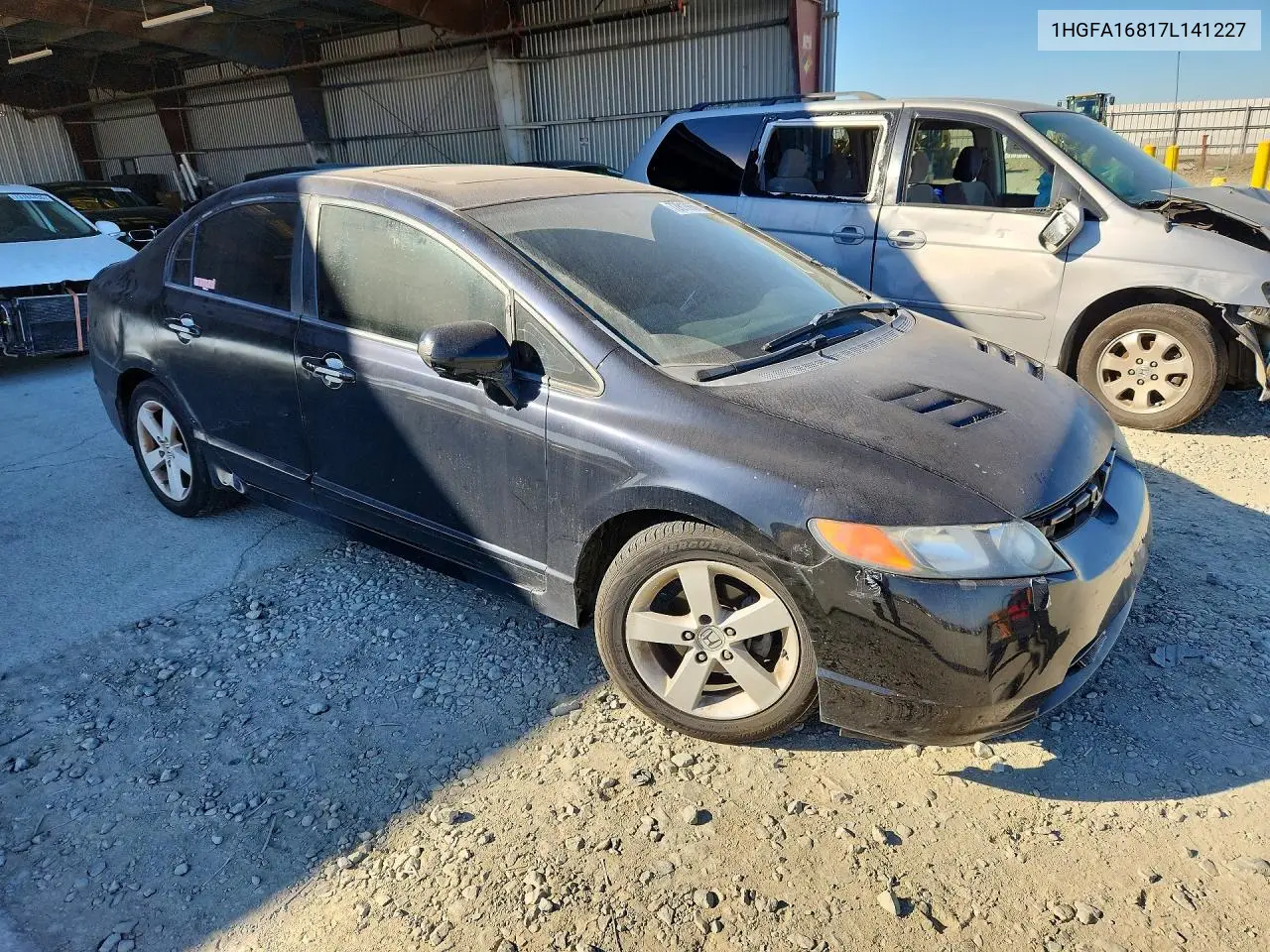 HONDA CIVIC 2007, VIN 1HGFA16817L141227
