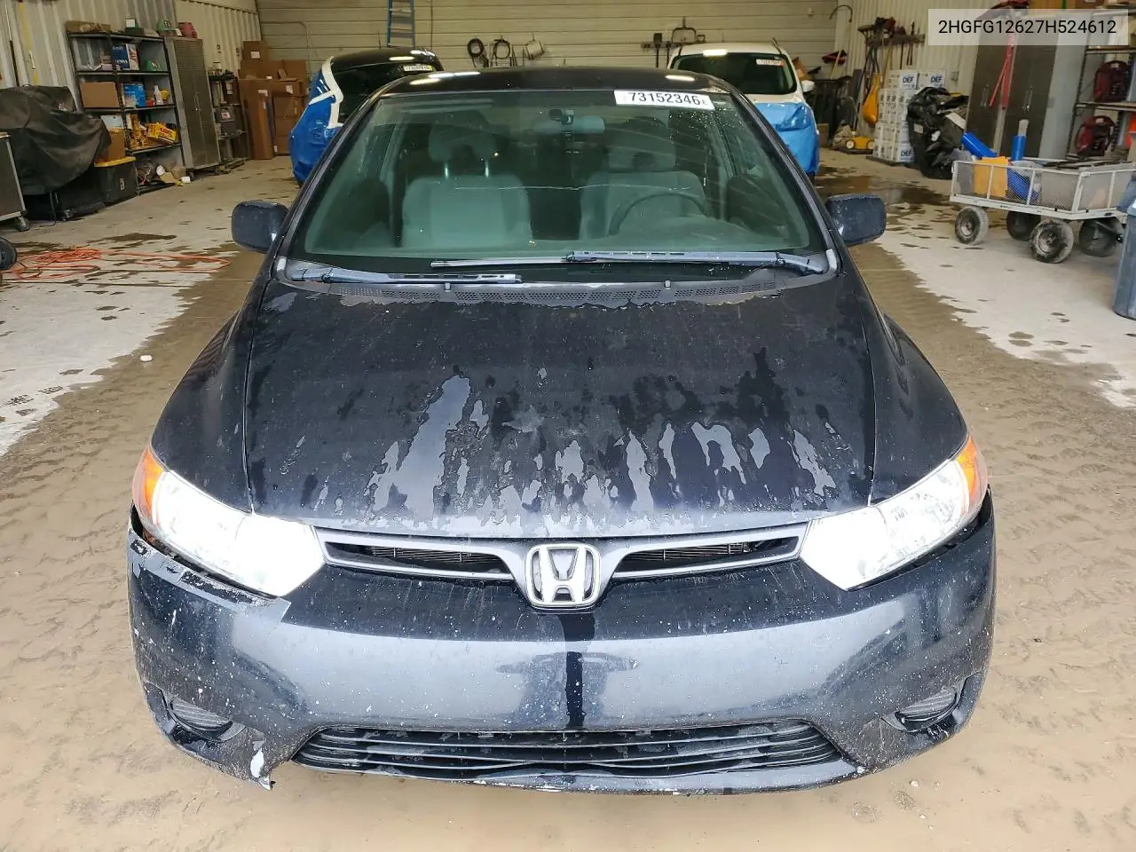 2007 HONDA CIVIC VIN 2HGFG12627H524612 — фото 5