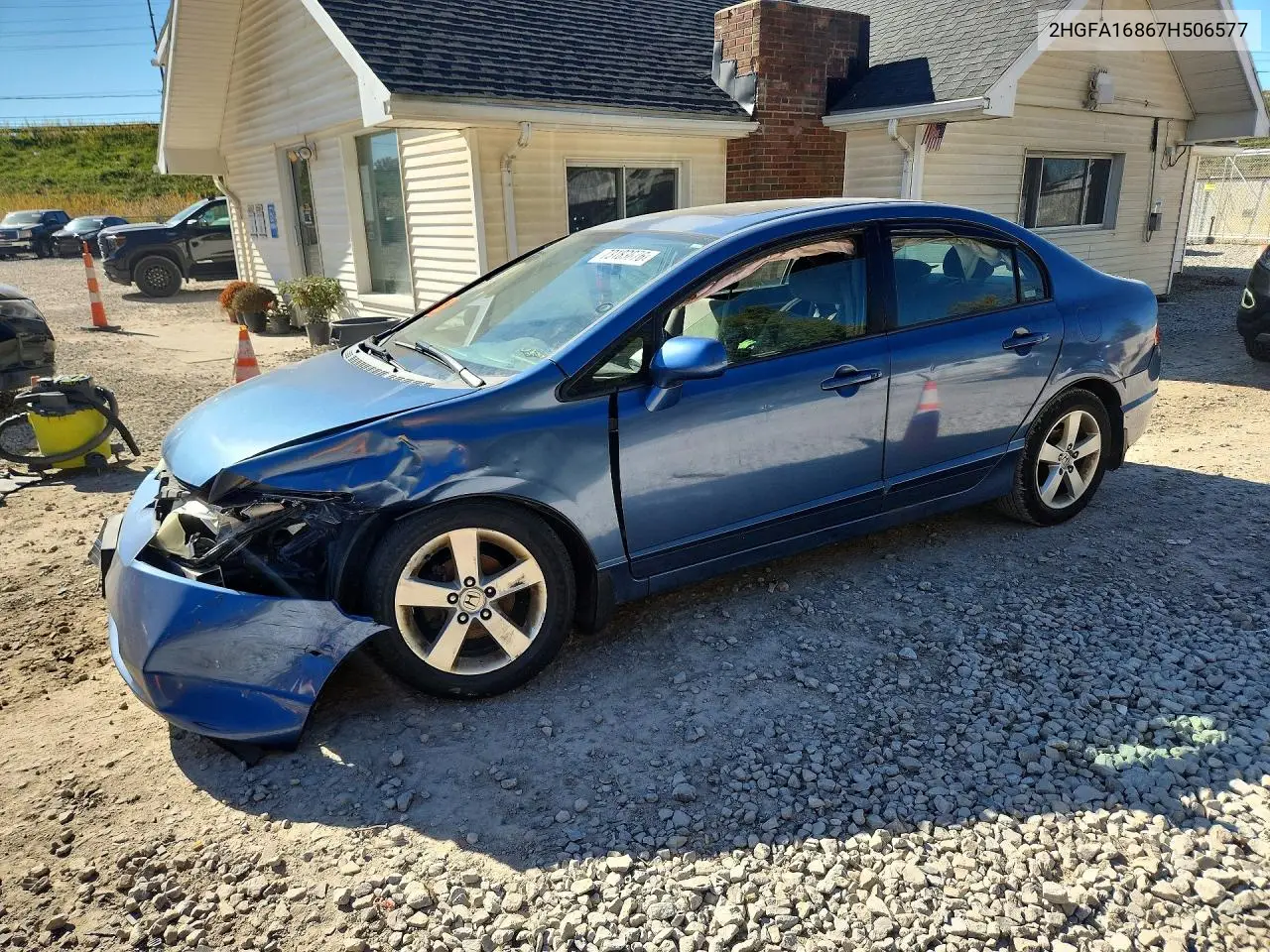 HONDA CIVIC 2007, VIN 2HGFA16867H506577
