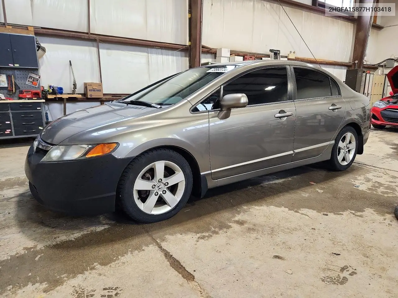 HONDA CIVIC 2007, VIN 2HGFA15877H103418