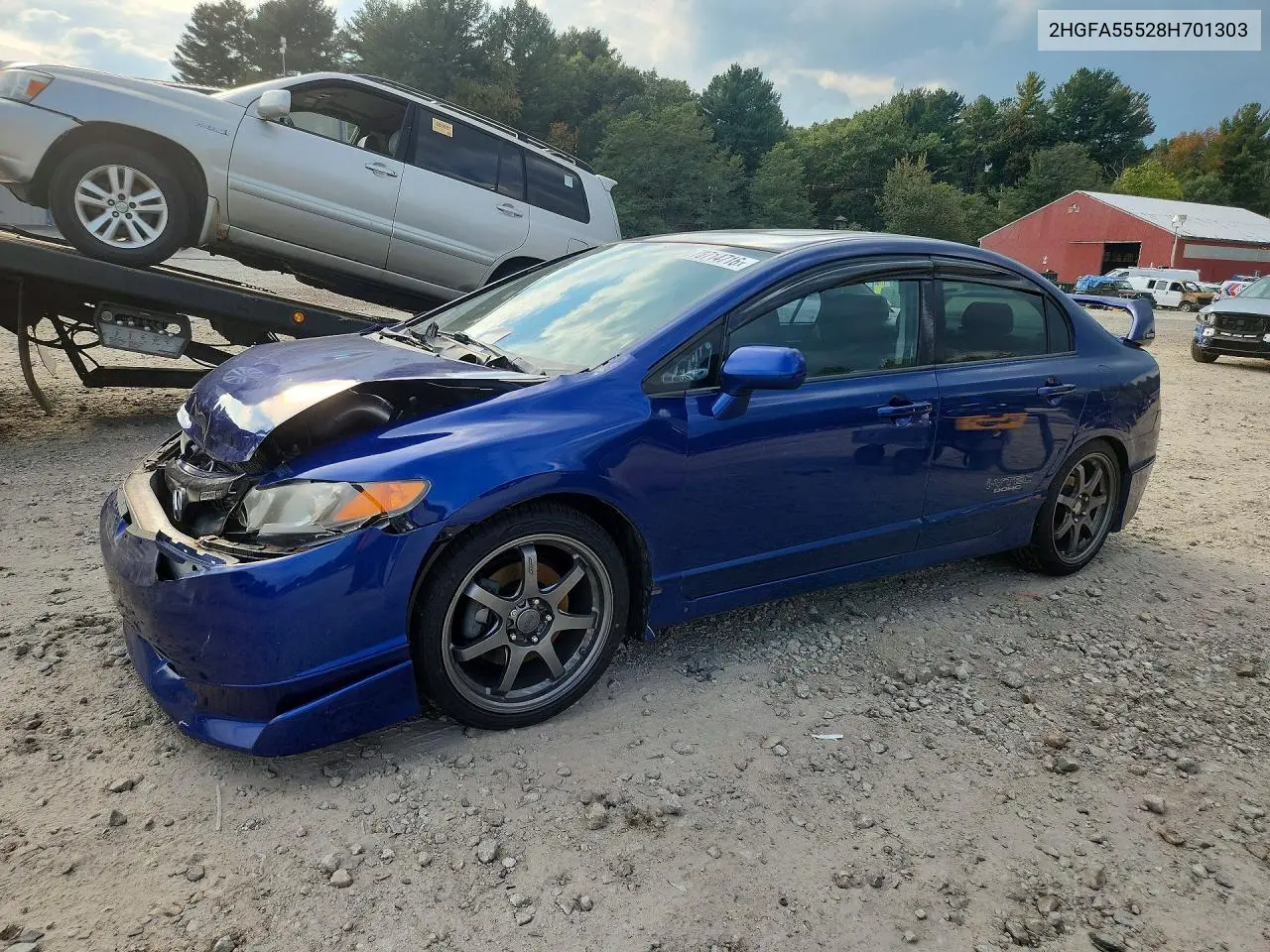 HONDA CIVIC 2008, VIN 2HGFA55528H701303