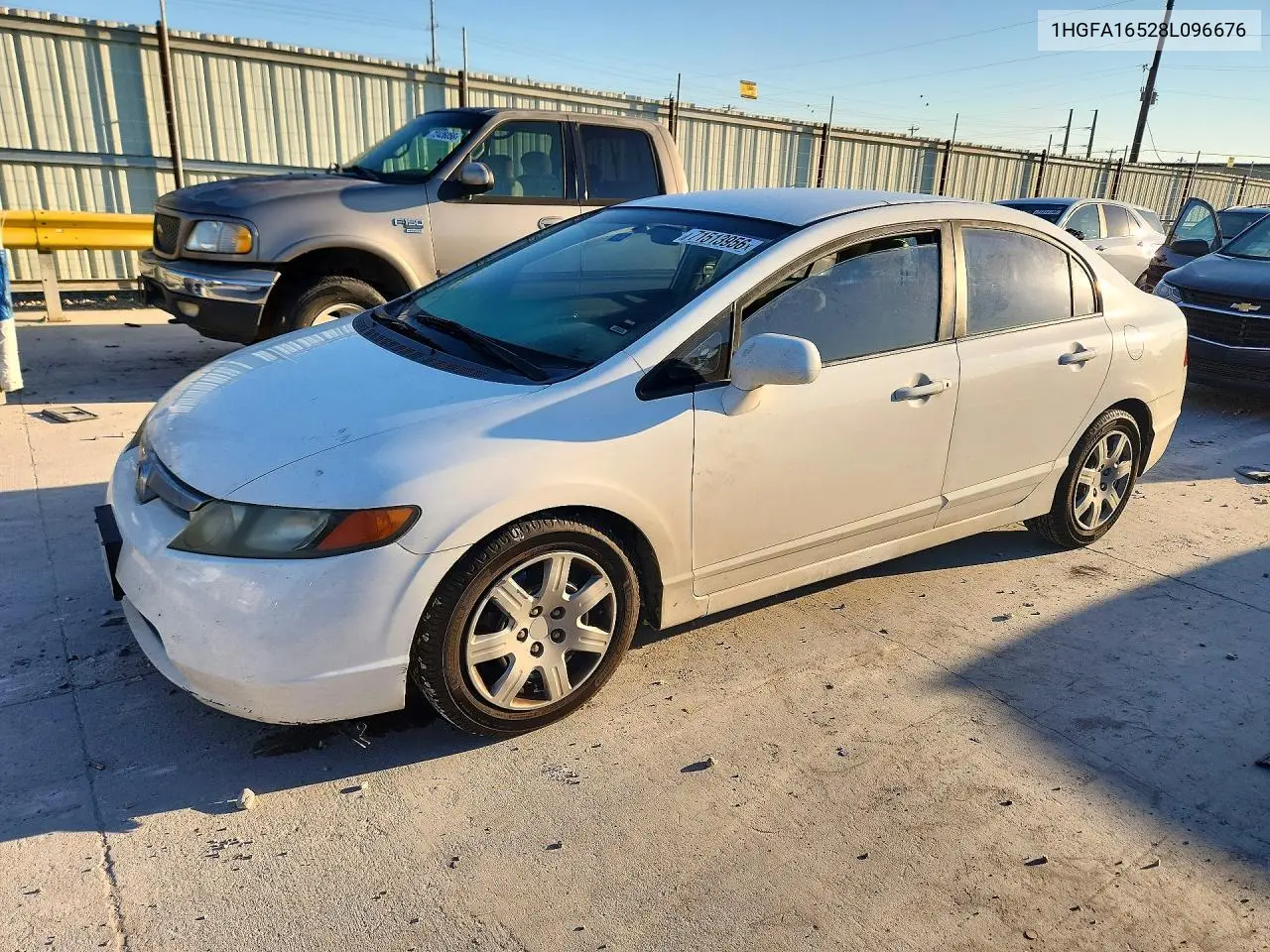 HONDA CIVIC 2008, VIN 1HGFA16528L096676