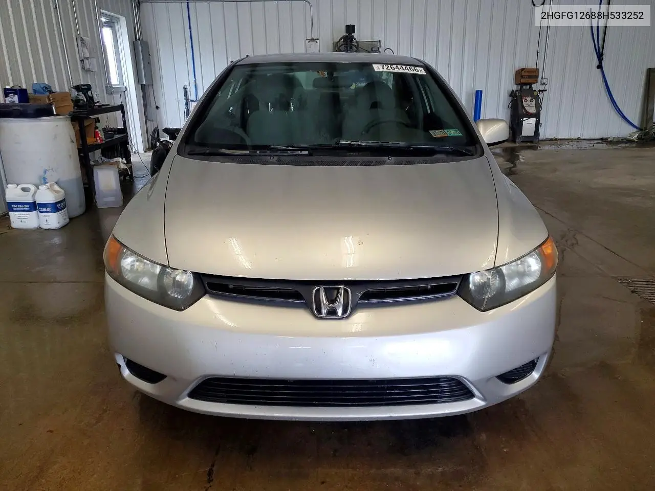 2008 HONDA CIVIC VIN 2HGFG12688H533252 — фото 5