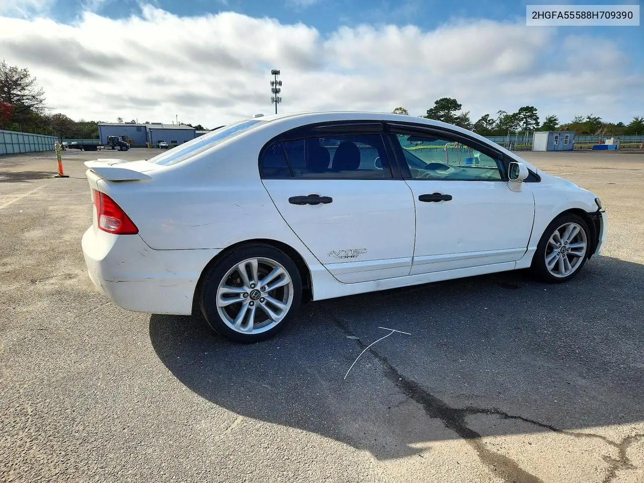 2008 HONDA CIVIC VIN 2HGFA55588H709390 — фото 3