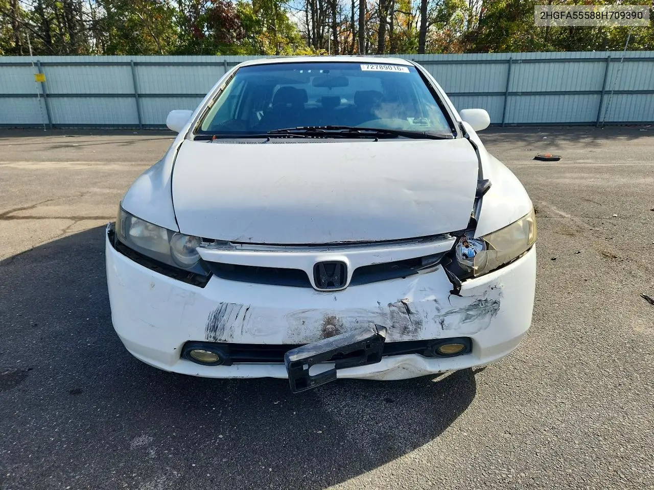 2008 HONDA CIVIC VIN 2HGFA55588H709390 — фото 5