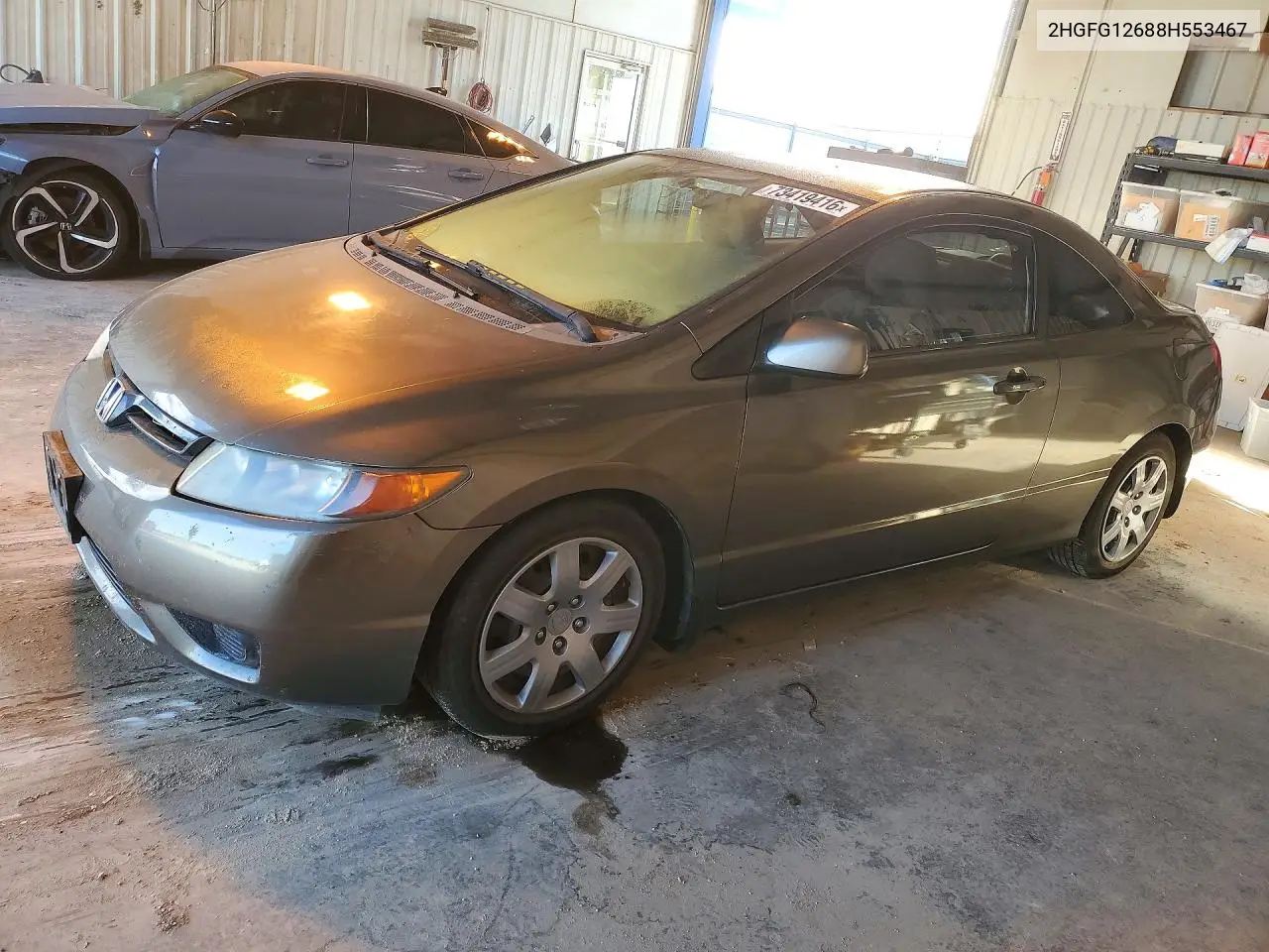 HONDA CIVIC 2008, VIN 2HGFG12688H553467