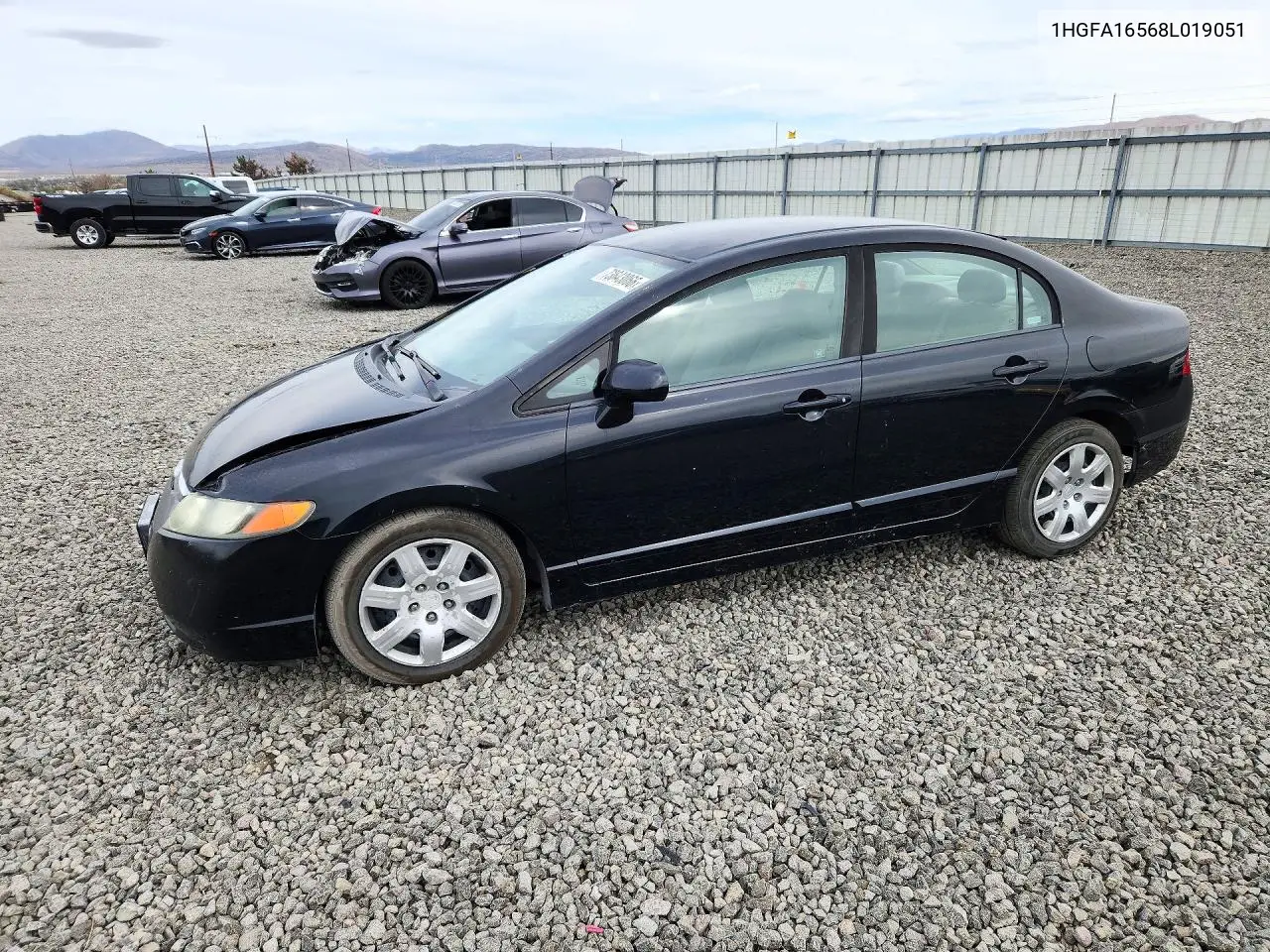 HONDA CIVIC 2008, VIN 1HGFA16568L019051