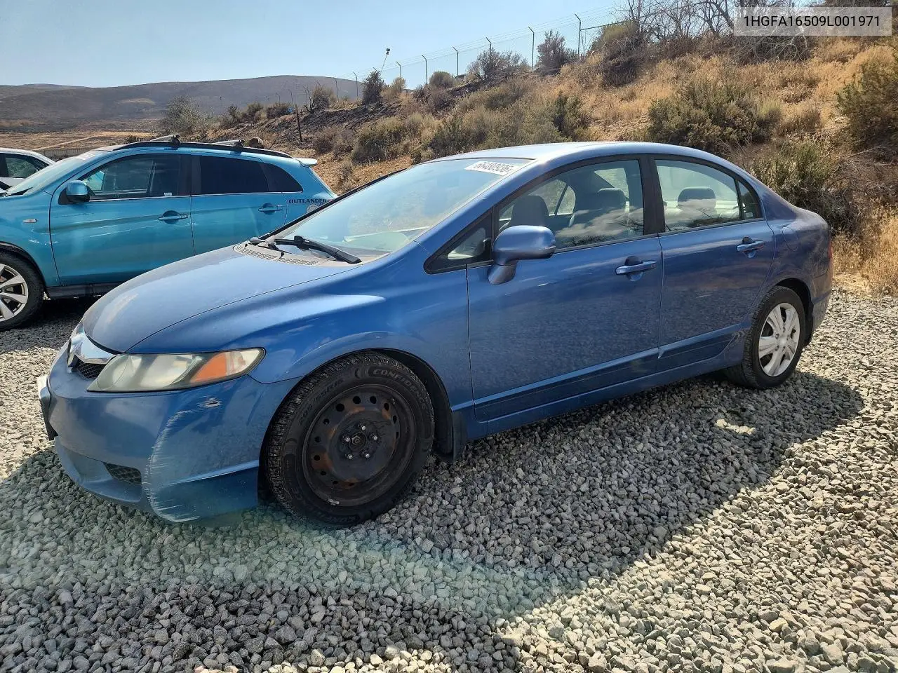 HONDA CIVIC 2009, VIN 1HGFA16509L001971
