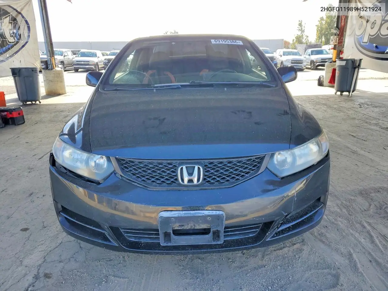 2009 HONDA CIVIC VIN 2HGFG11989H521924 — фото 5