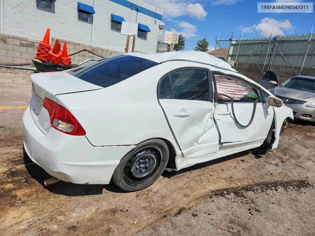 2009 HONDA CIVIC VIN 19XFA16529E047311 — фото 3
