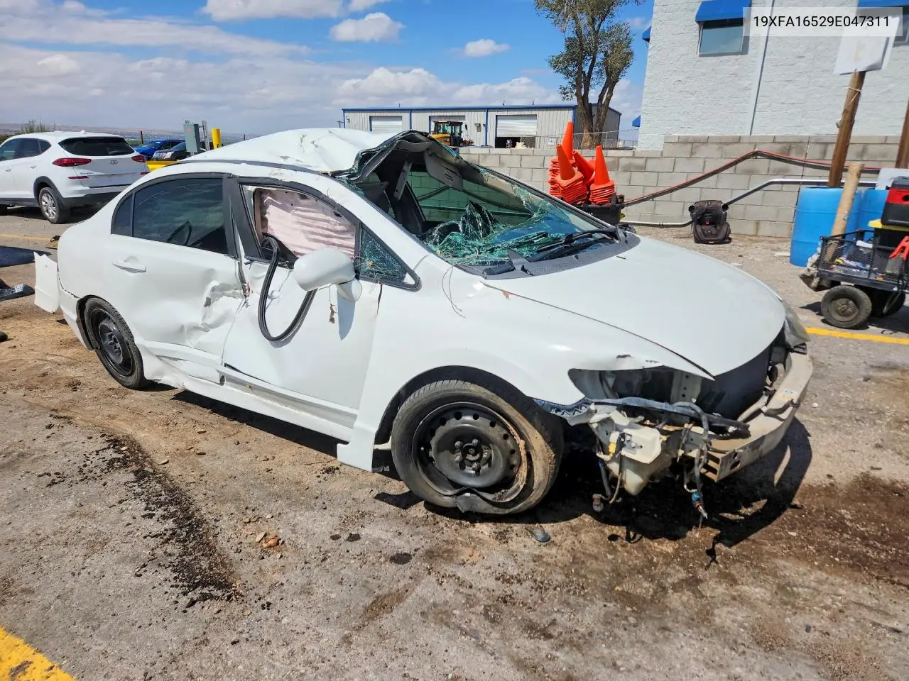 2009 HONDA CIVIC VIN 19XFA16529E047311 — фото 4