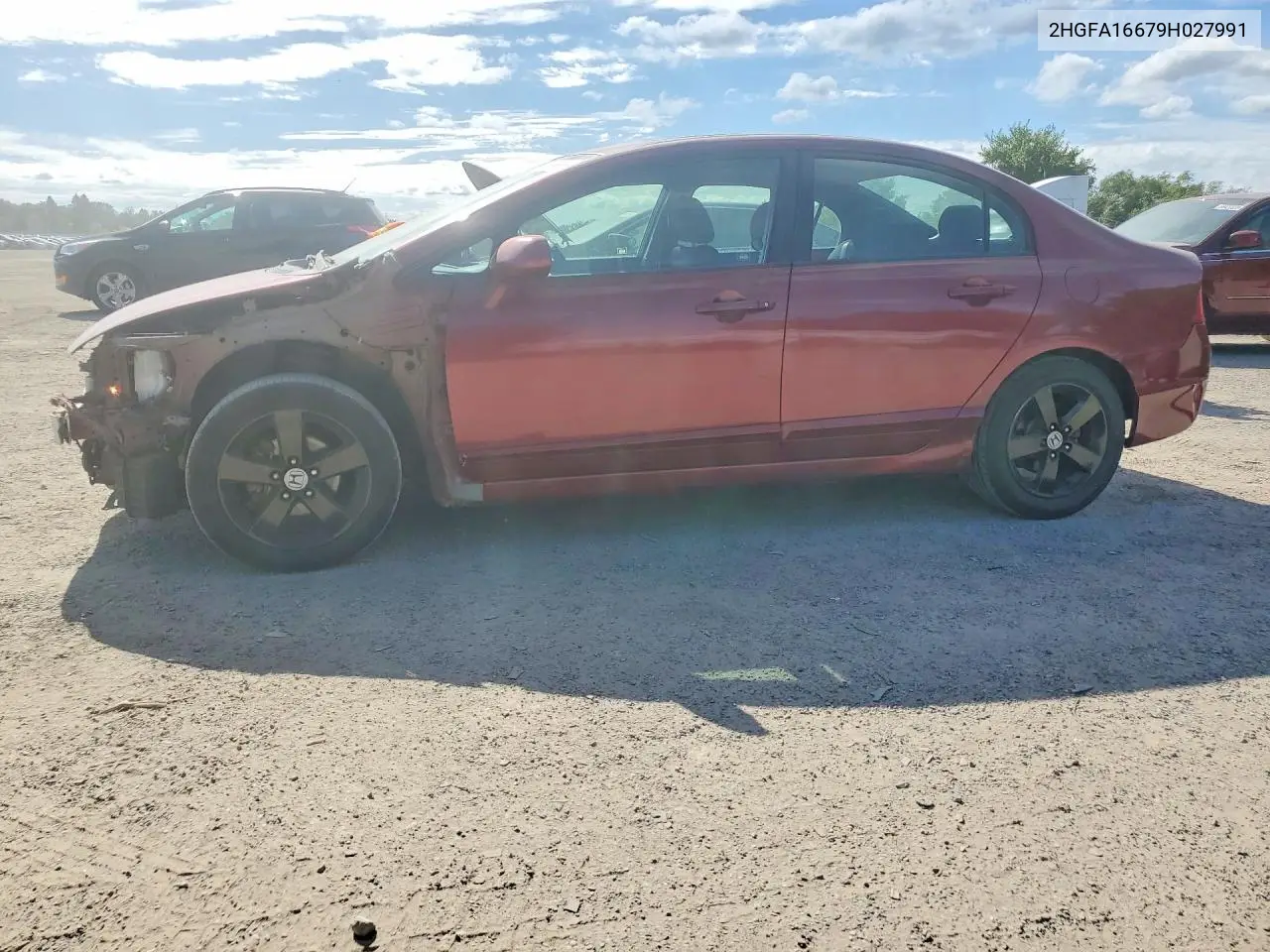 HONDA CIVIC 2009, VIN 2HGFA16679H027991