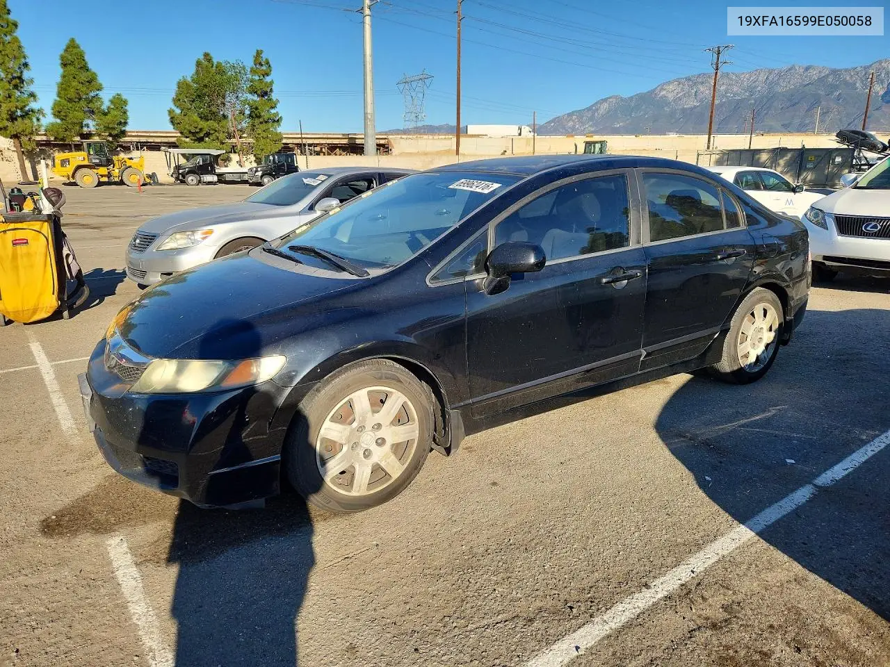 HONDA CIVIC 2009, VIN 19XFA16599E050058