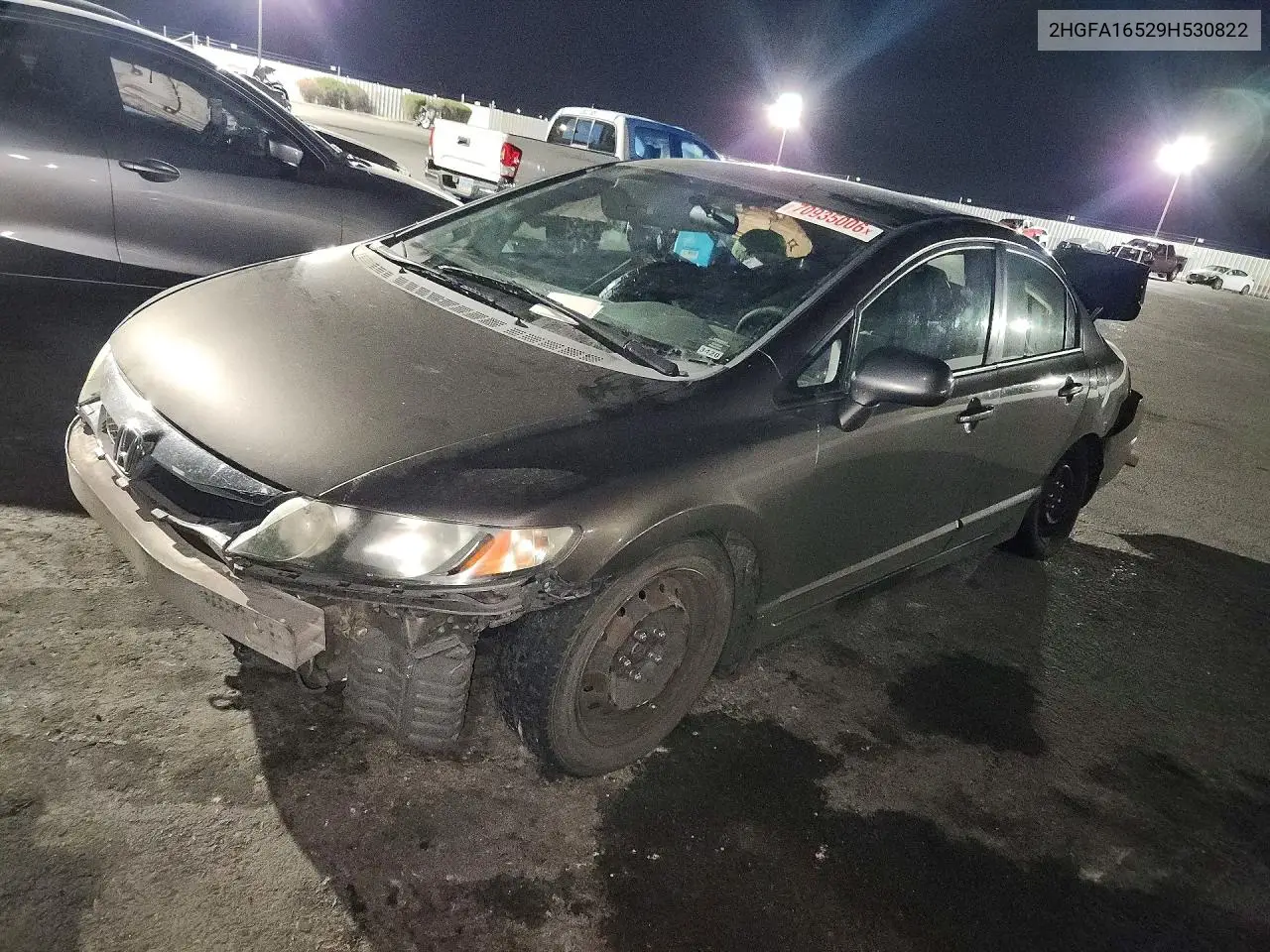 HONDA CIVIC 2009, VIN 2HGFA16529H530822