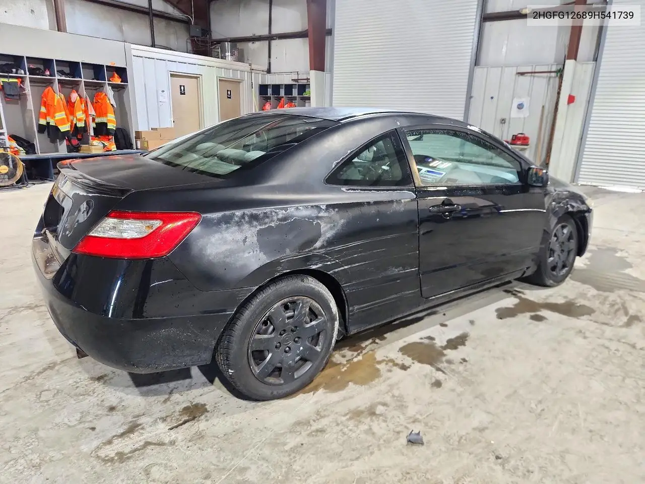 2009 HONDA CIVIC VIN 2HGFG12689H541739 — фото 3