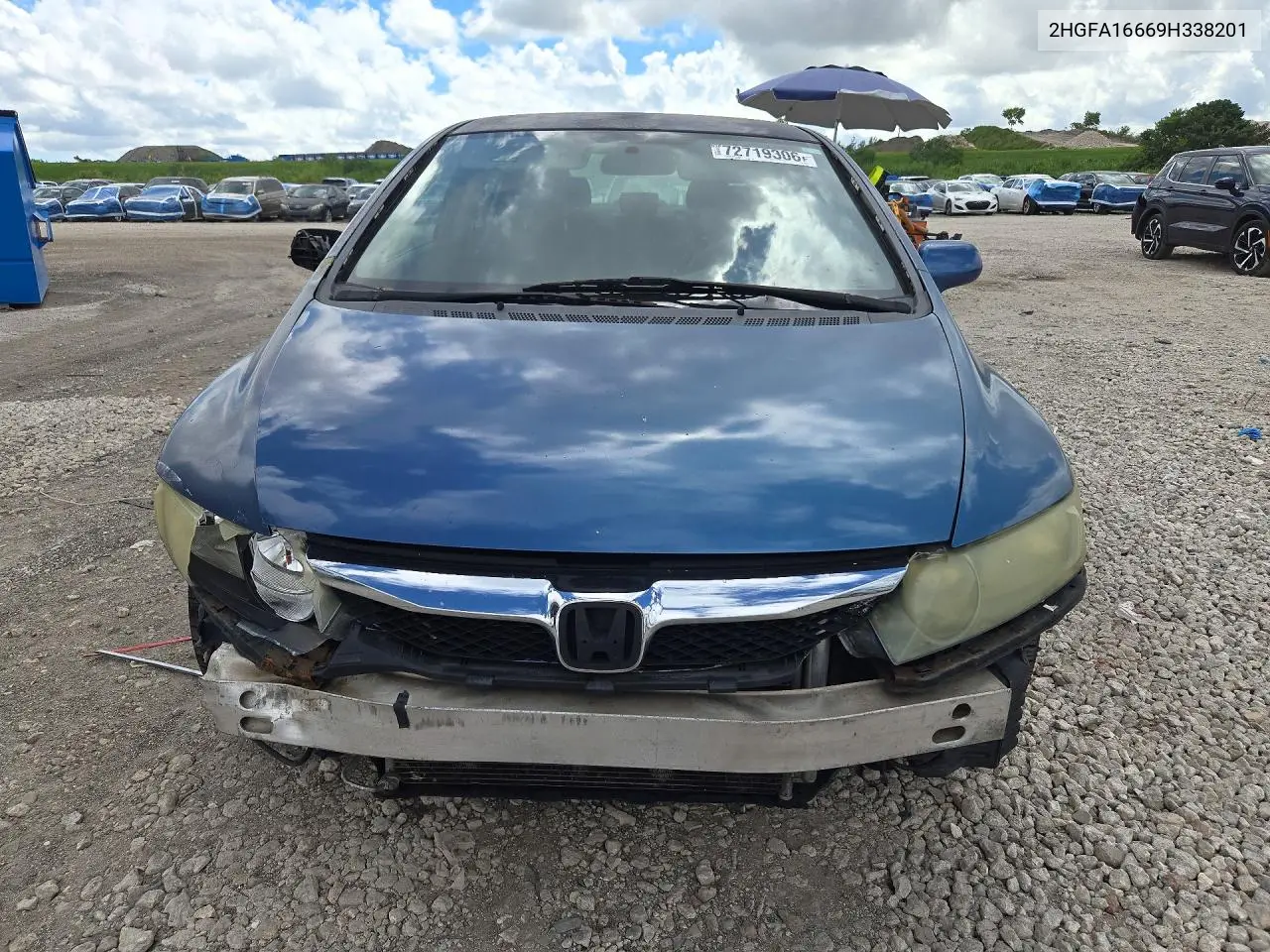 2009 HONDA CIVIC VIN 2HGFA16669H338201 — фото 5
