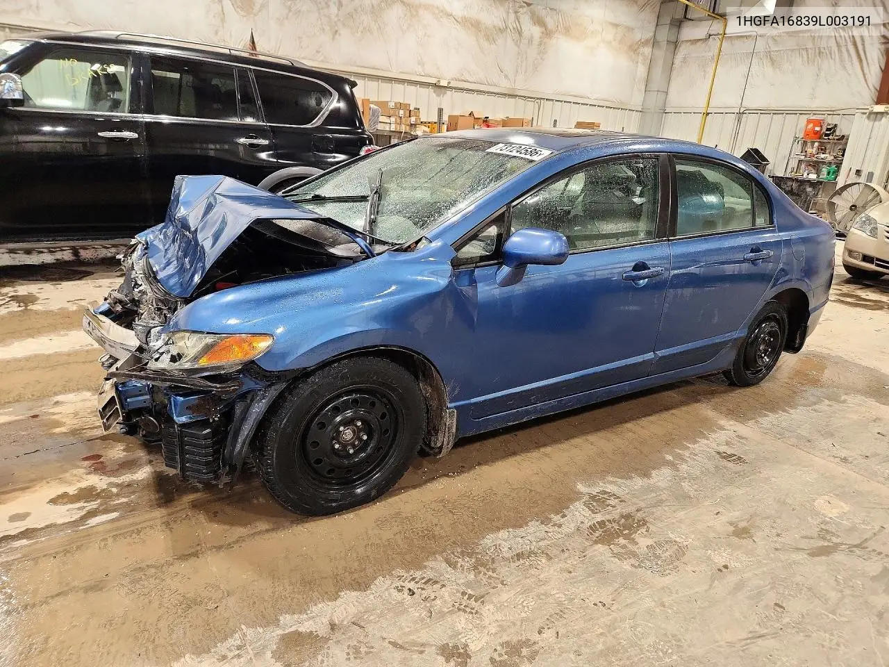 HONDA CIVIC 2009, VIN 1HGFA16839L003191