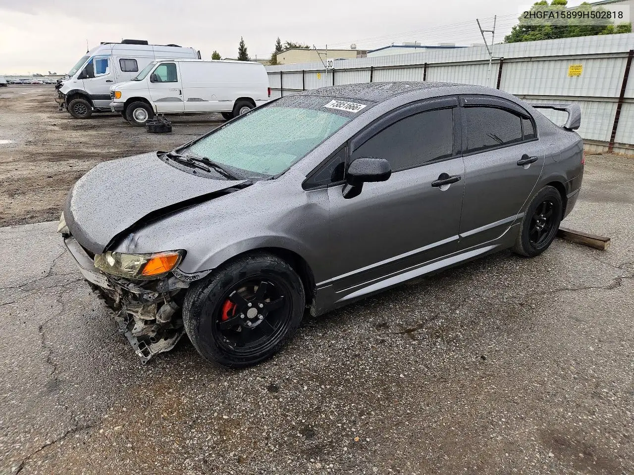 HONDA CIVIC 2009, VIN 2HGFA15899H502818