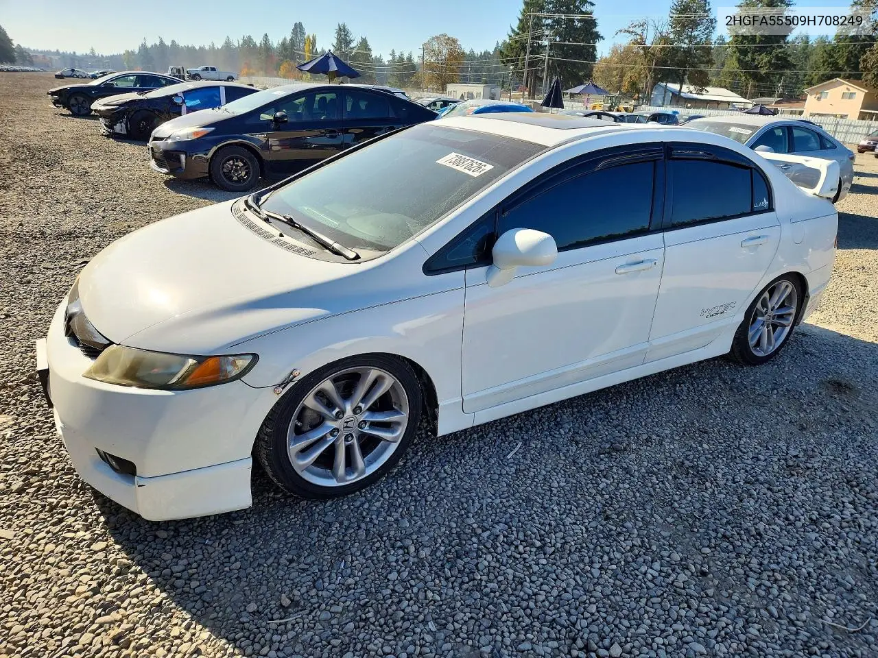HONDA CIVIC 2009, VIN 2HGFA55509H708249
