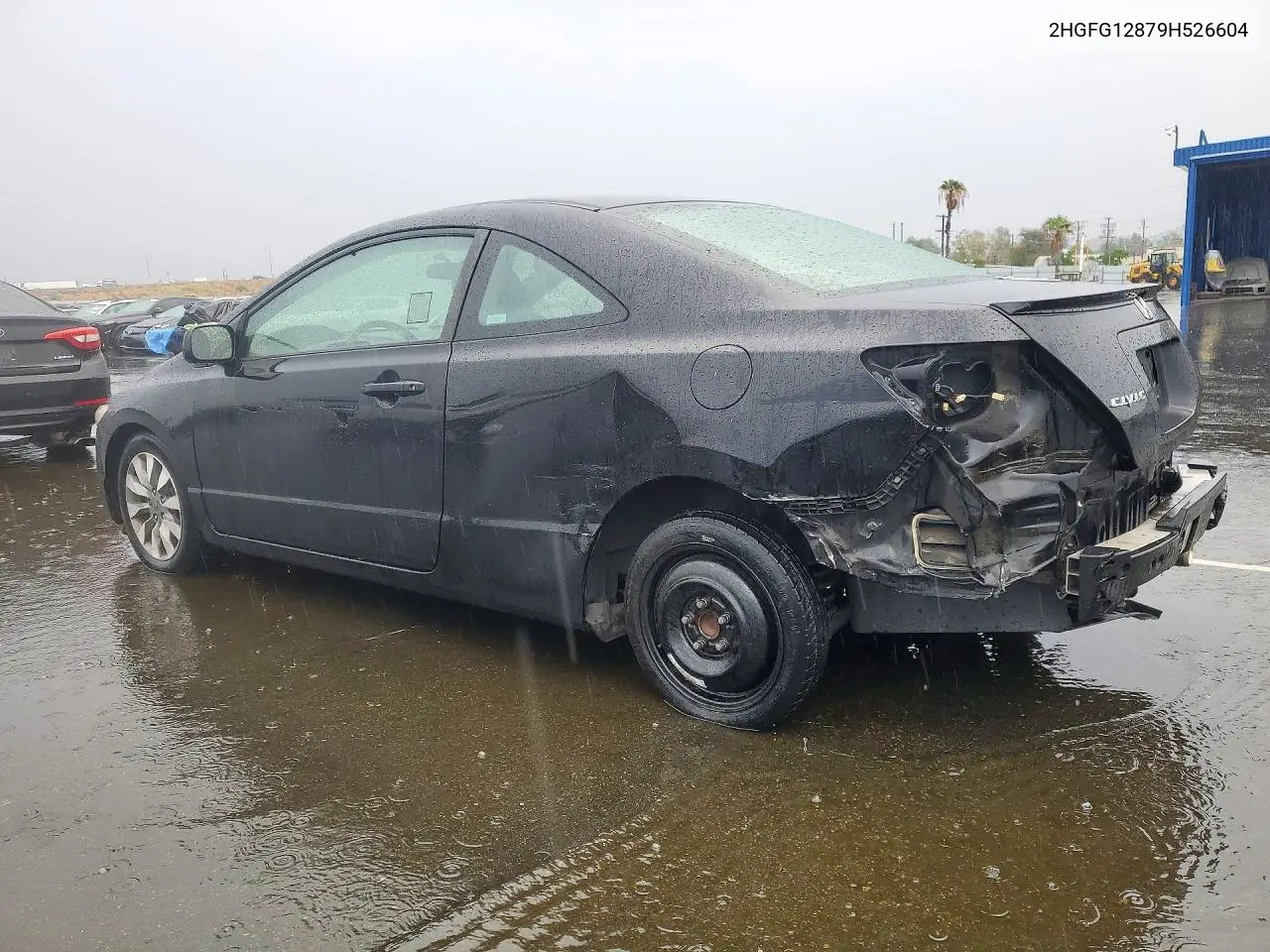 2009 HONDA CIVIC VIN 2HGFG12879H526604 — фото 2