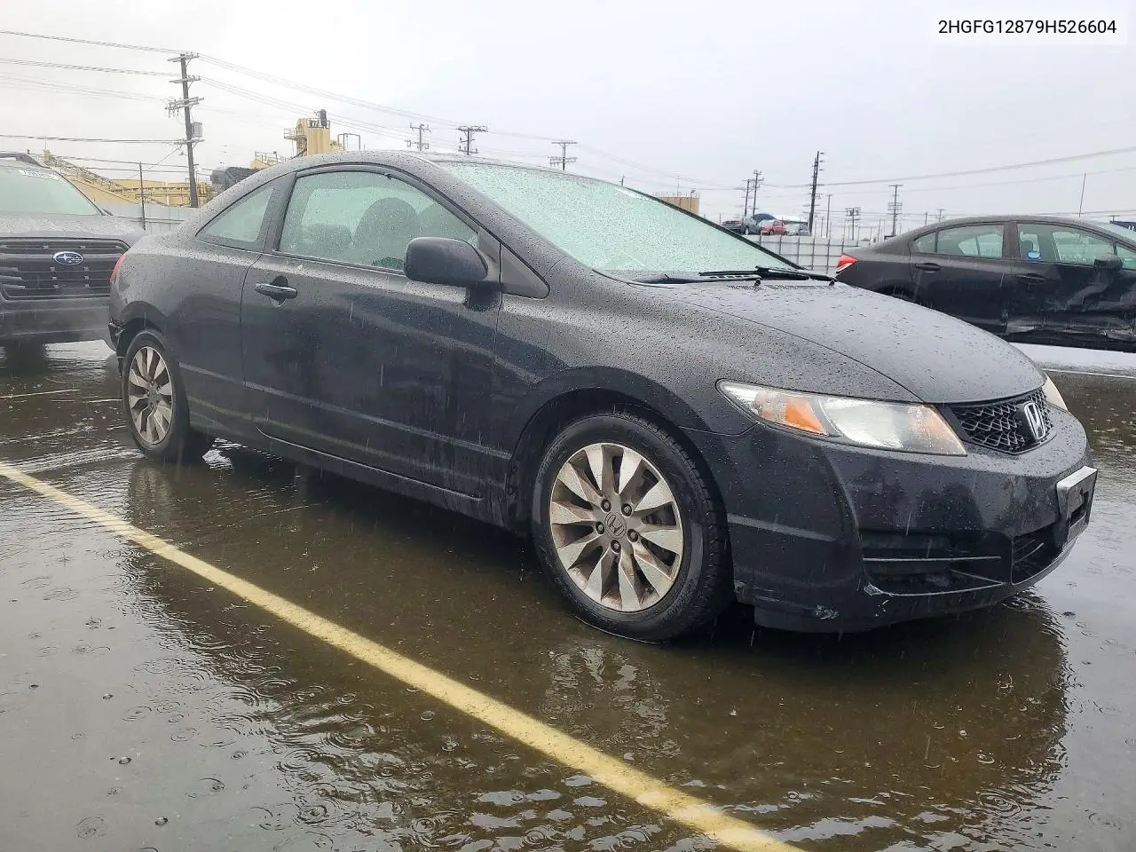 2009 HONDA CIVIC VIN 2HGFG12879H526604 — фото 4