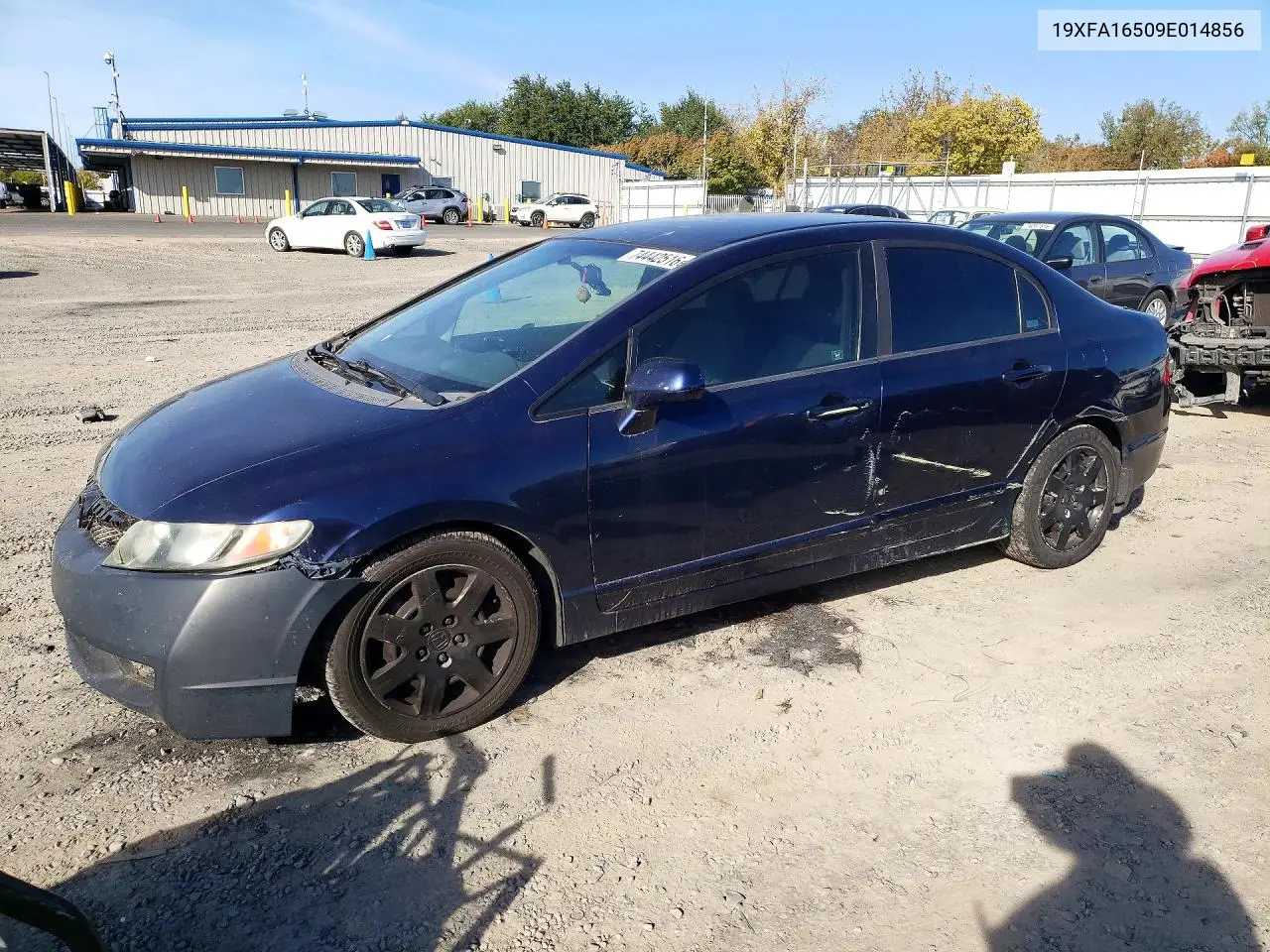 HONDA CIVIC 2009, VIN 19XFA16509E014856