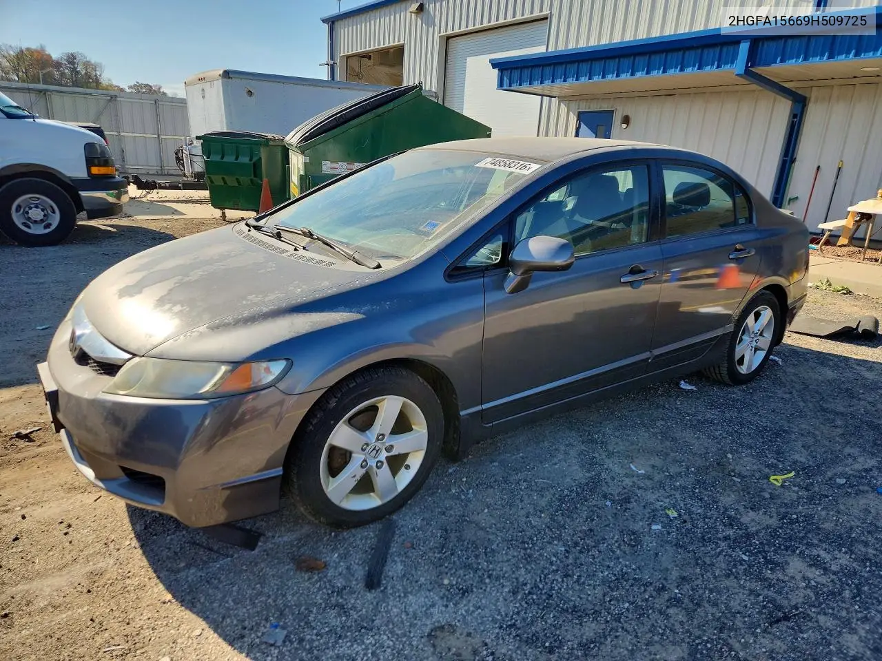 HONDA CIVIC 2009, VIN 2HGFA15669H509725