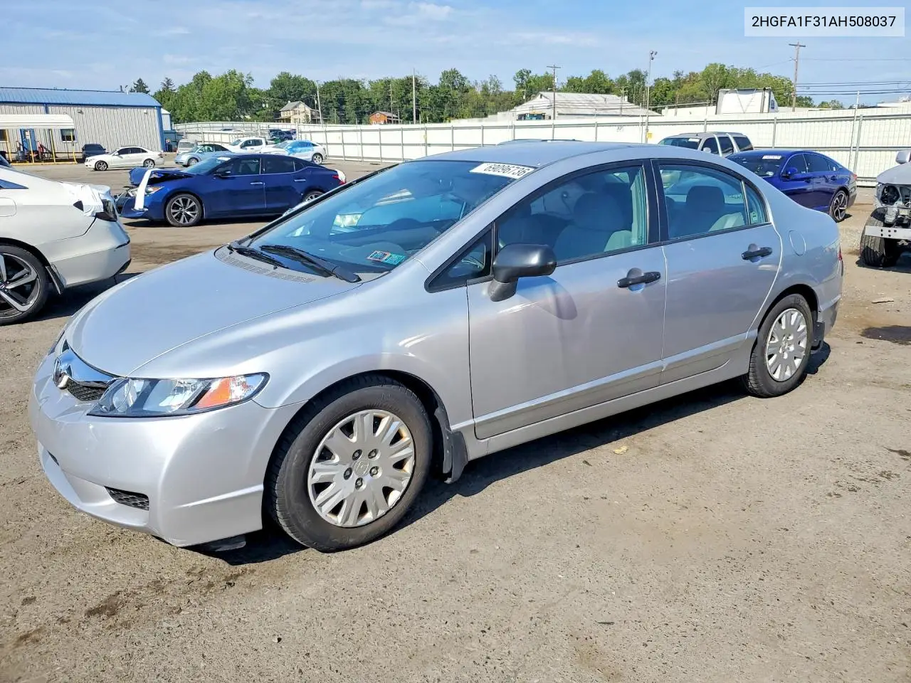 HONDA CIVIC 2010, VIN 2HGFA1F31AH508037