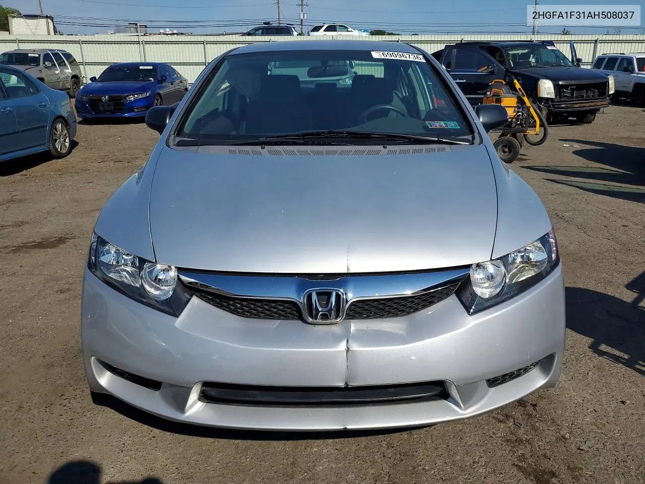 2010 HONDA CIVIC VIN 2HGFA1F31AH508037 — фото 5
