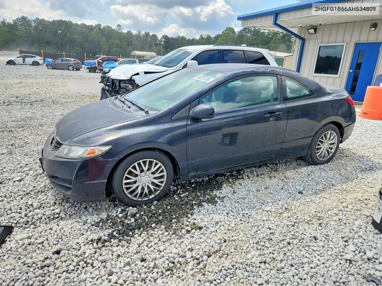 HONDA CIVIC 2010, VIN 2HGFG1B66AH534809