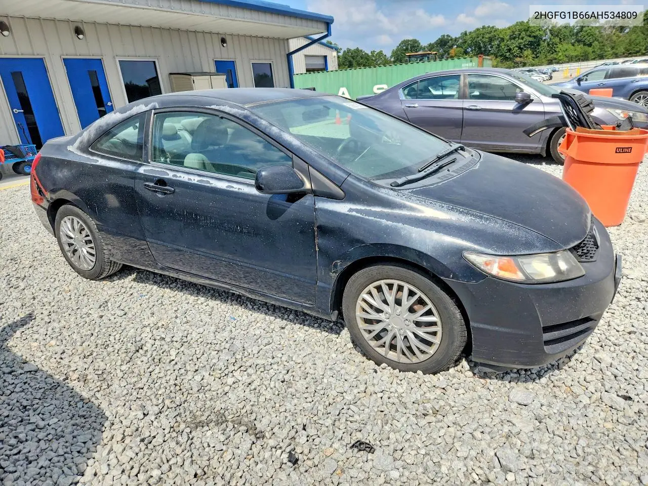2010 HONDA CIVIC VIN 2HGFG1B66AH534809 — фото 4