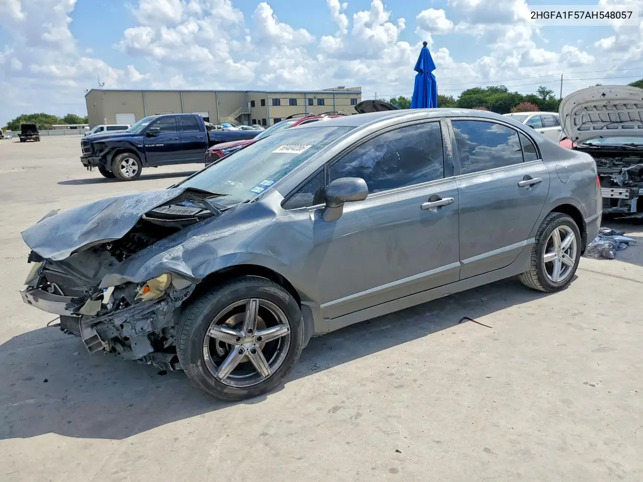 HONDA CIVIC 2010, VIN 2HGFA1F57AH548057