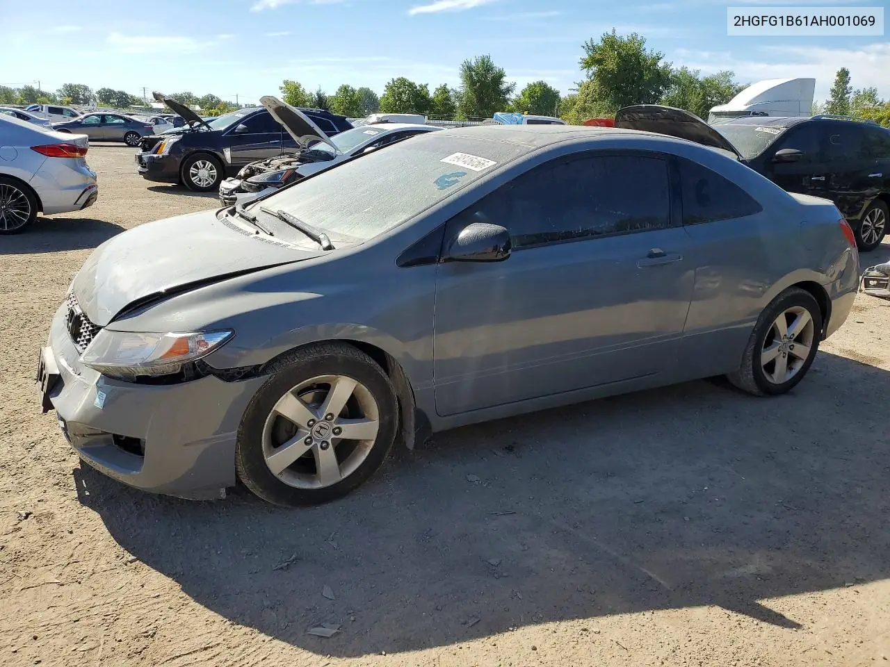 HONDA CIVIC 2010, VIN 2HGFG1B61AH001069