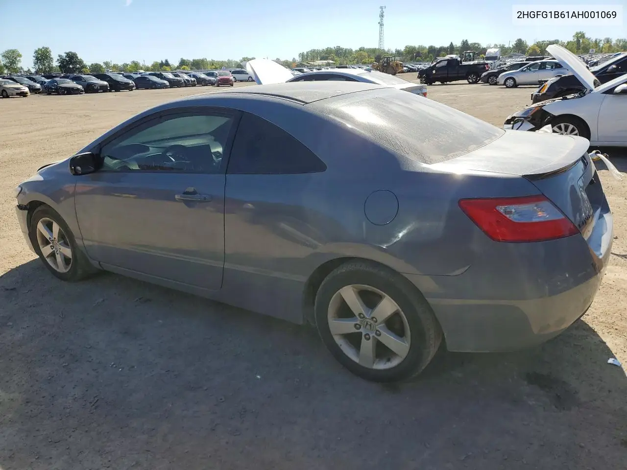 2010 HONDA CIVIC VIN 2HGFG1B61AH001069 — фото 2