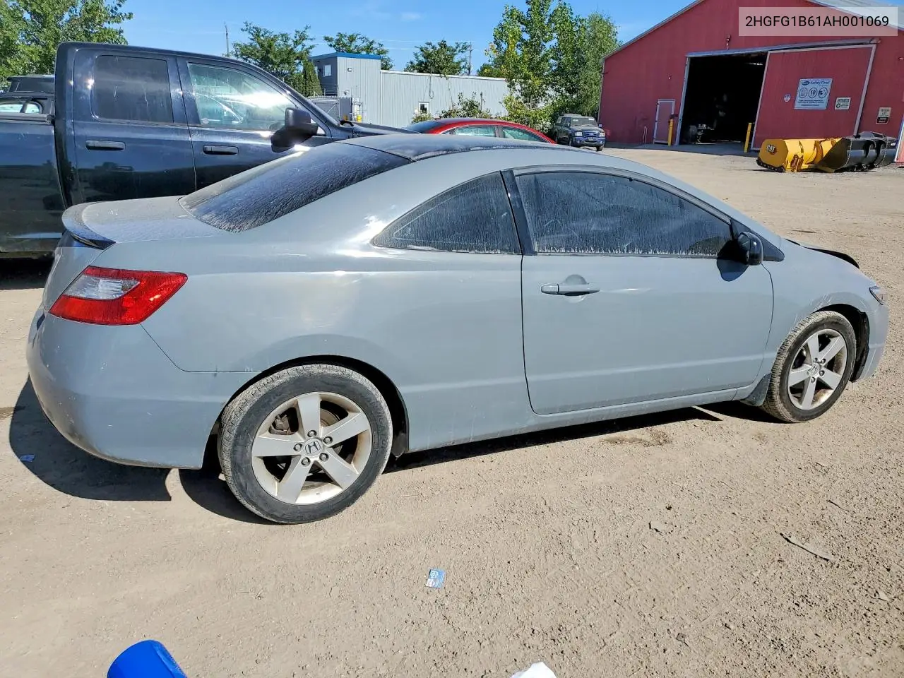 2010 HONDA CIVIC VIN 2HGFG1B61AH001069 — фото 3