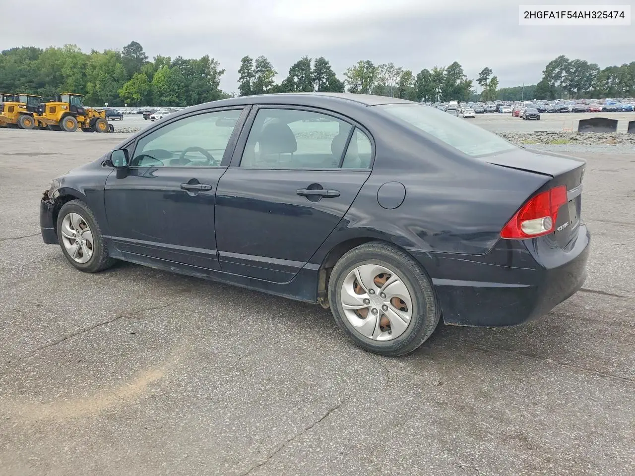 2010 HONDA CIVIC VIN 2HGFA1F54AH325474 — фото 2