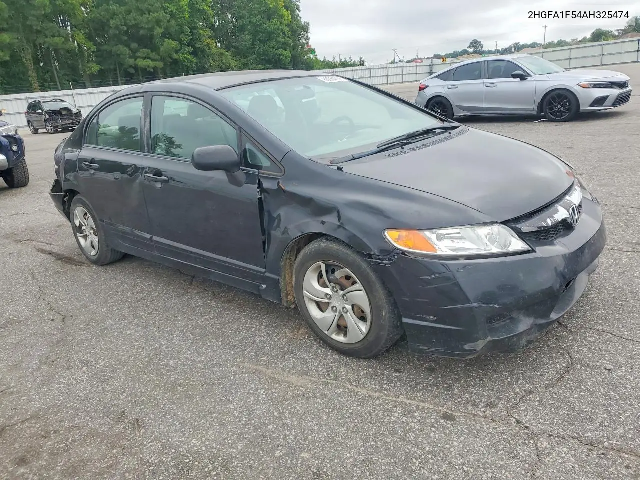 2010 HONDA CIVIC VIN 2HGFA1F54AH325474 — фото 4