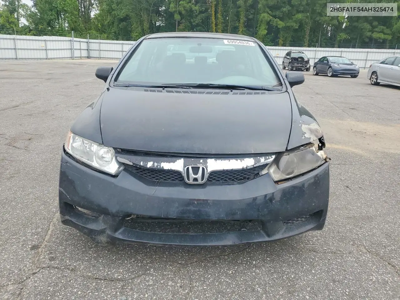 2010 HONDA CIVIC VIN 2HGFA1F54AH325474 — фото 5