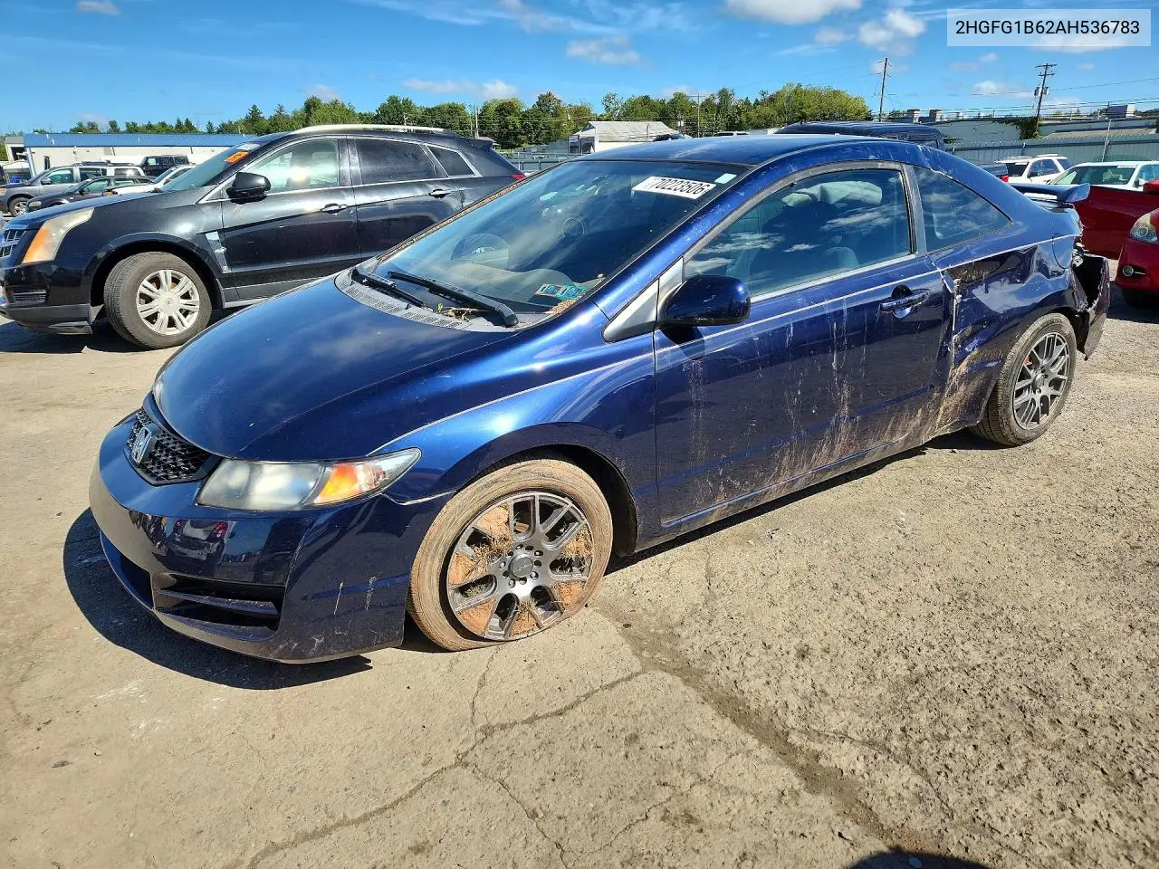 HONDA CIVIC 2010, VIN 2HGFG1B62AH536783