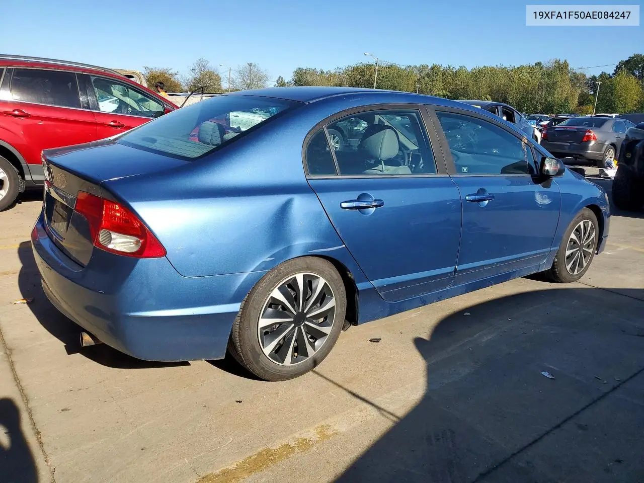 2010 HONDA CIVIC VIN 19XFA1F50AE084247 — фото 3