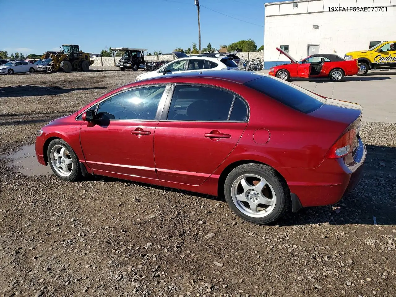 2010 HONDA CIVIC VIN 19XFA1F53AE070701 — фото 2